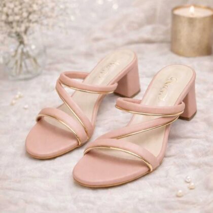 NACYY Women Heels Sandal Pink